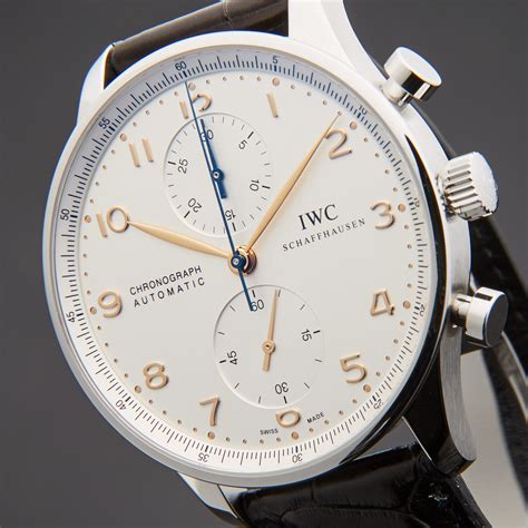 iwc portugieser chronograph movement|pre owned iwc portuguese chronograph.